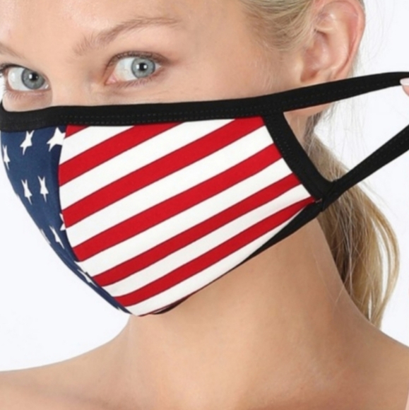 Patriotic Face Mask Memorial Day, July 4th, Labor Day - Picture 4 of 4